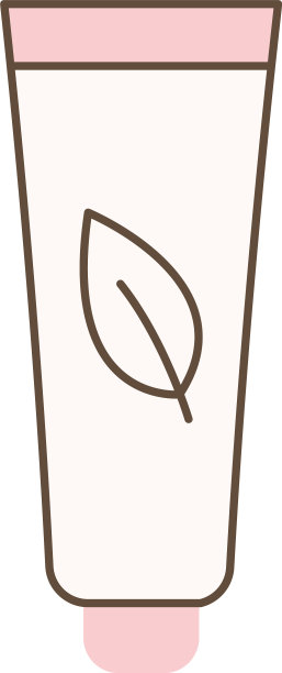 防晒霜与叶图片下载