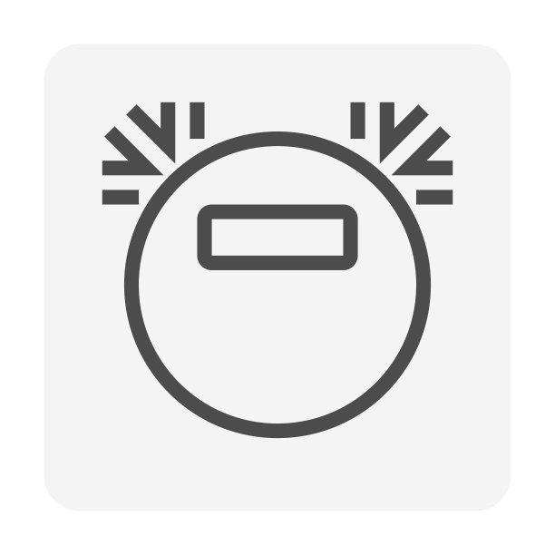 机器人真空吸尘器机器或设备矢量图标设计。48x48像素完美和可编辑的描边。图片下载