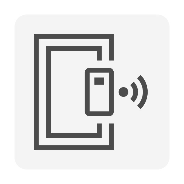 智能门锁和门矢量图标设计。48x48像素完美和可编辑的描边。图片下载