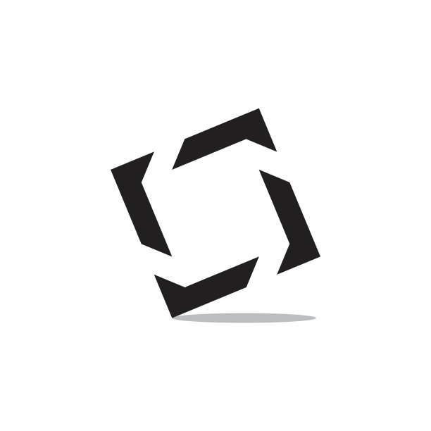 正方形框架几何阴影运动标志图片下载