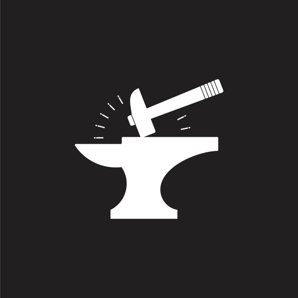 铁匠铺的标志标志图片下载