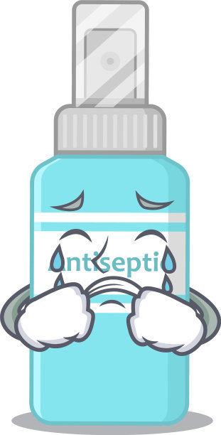 漫画设计风格防腐剂与悲伤的脸图片下载