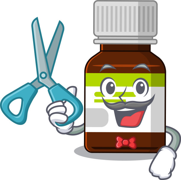 抗生素瓶卡通人物设计为图片下载