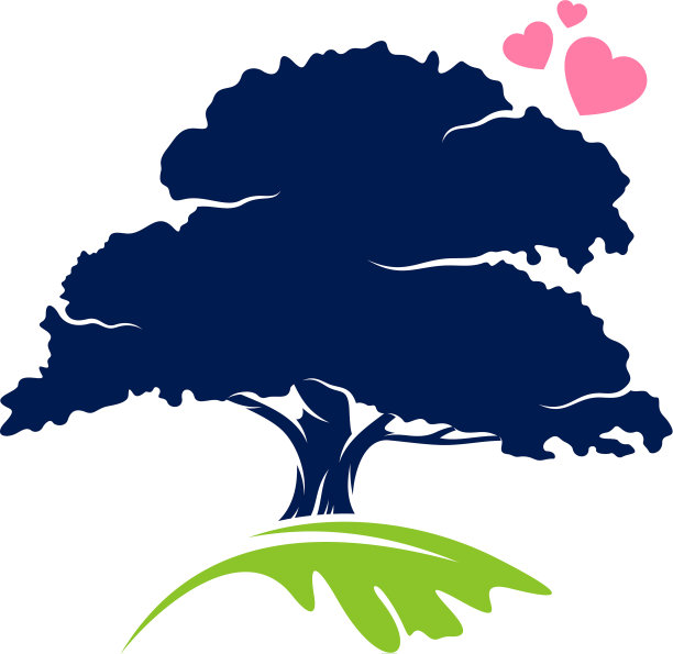 爱橡树叶标志设计创意橡树标志图片下载