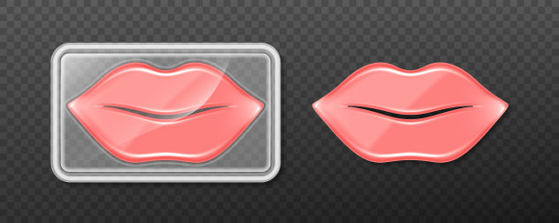 唇部美容护肤贴膏产品图片下载