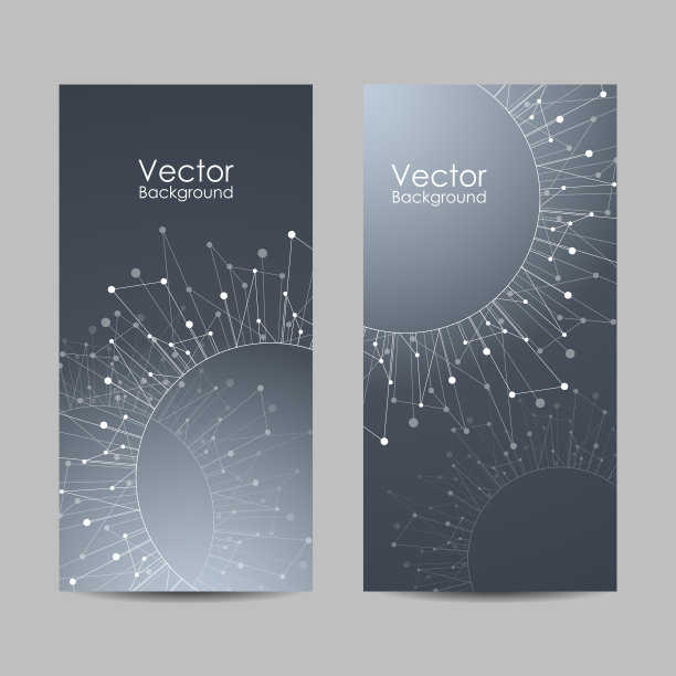 用连接的线和点设置横幅图片下载