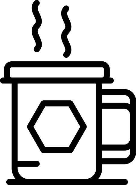 热营杯图标轮廓风格图片下载