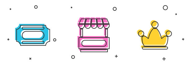 设置马戏团票，快街食品车和图片下载