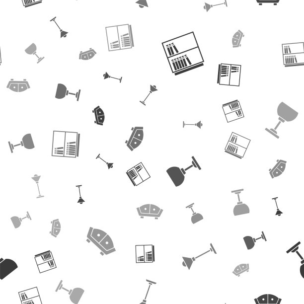 设置图书馆书架落地灯，吊灯悬挂图片下载