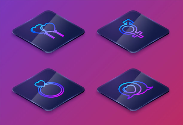 将气球的等距线设为心形图片下载