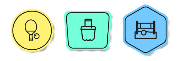 将线拍和球沙放入桶中图片下载