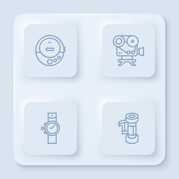 设置线音乐CD播放机复古电影相机图片下载