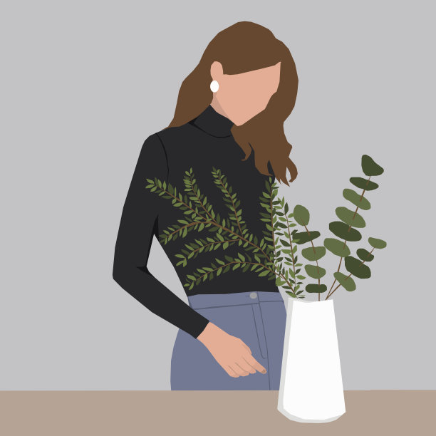 穿着黑毛衣的漂亮女人图片下载