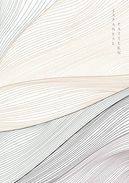 抽象艺术背景以线条和图案为主图片下载