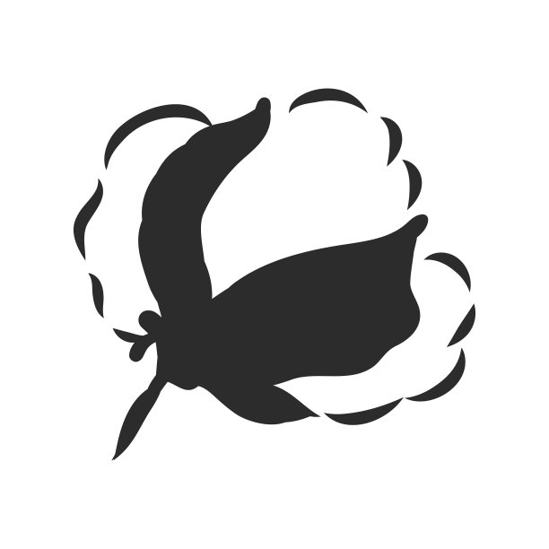 复古风格的手绘棉花植物图片下载