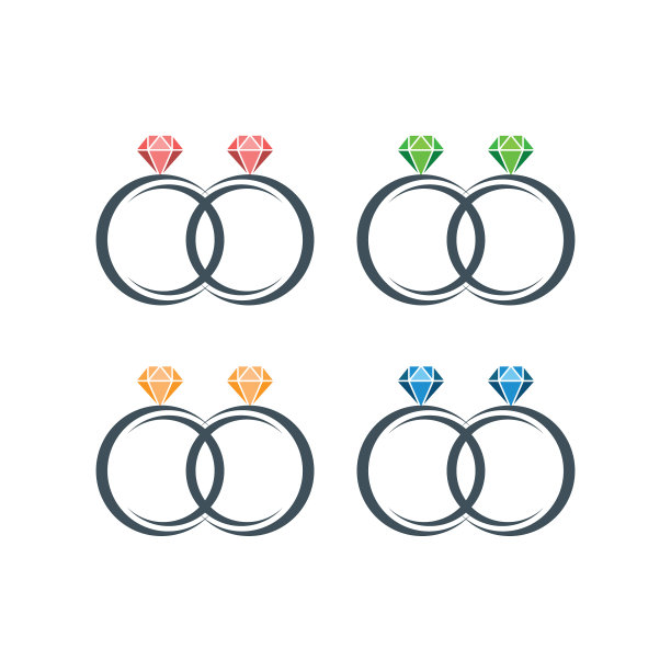 钻石戒指图标设置结婚戒指图标上图片下载