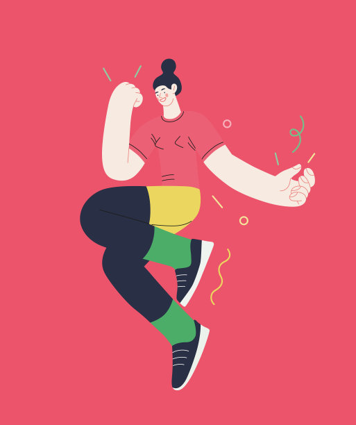 快乐——快乐的人们在空中愉快地跳跃图片下载