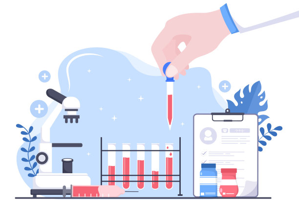 医学健康检查背景登陆页插图与医生为病人制作横幅和其他图片下载