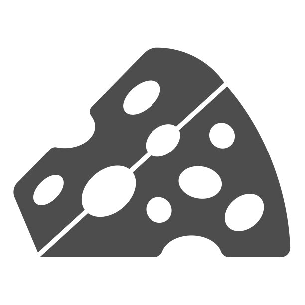 切片奶酪固体图标，英语早餐概念，三角形奶酪切片矢量标志在白色的背景，奶酪字形风格的移动概念和网页设计。矢量图形。图片下载