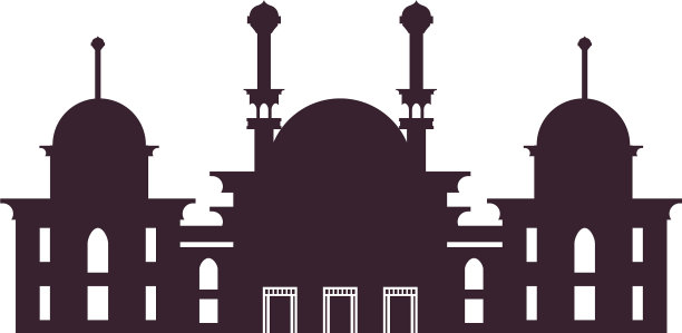 轮廓穆斯林清真寺图片下载