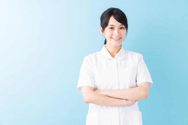 迷人的亚洲护士的微笑图片下载