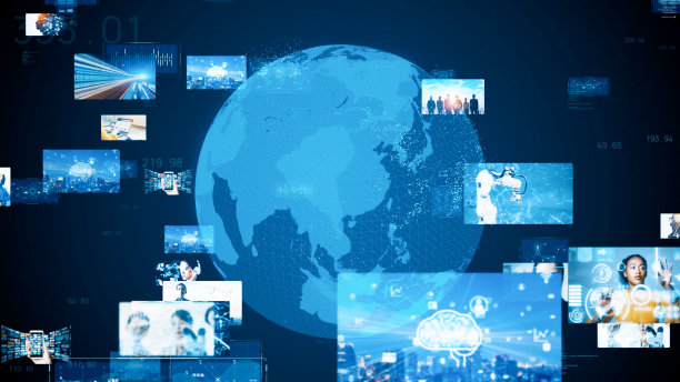 全球通信网络概念。科学技术。数字内容图片下载