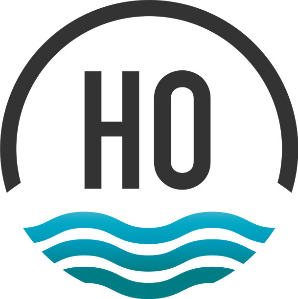 首字母ho创意圈沙滩和太阳图片下载