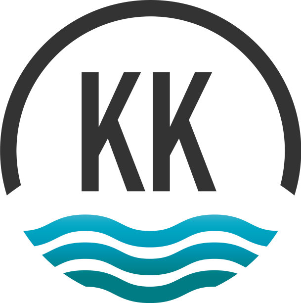 首字母kk创意圈海滩和太阳图片下载