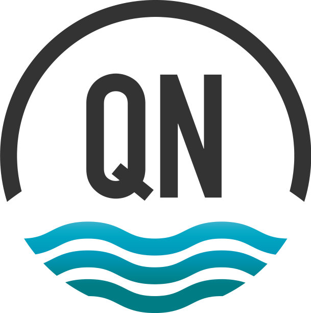 首字母qn创意圈沙滩和太阳图片下载