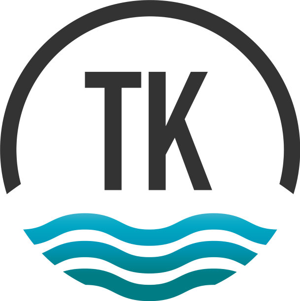 首字母tk创意圈海滩和太阳图片下载