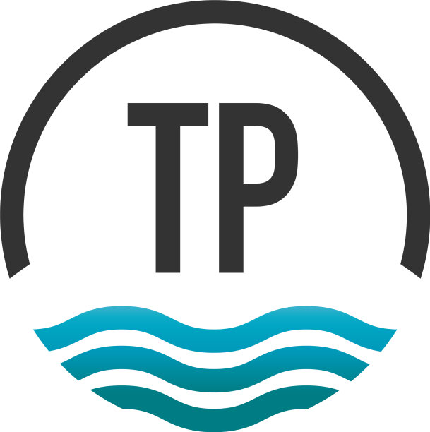 首字母tp创意圈沙滩和太阳图片下载