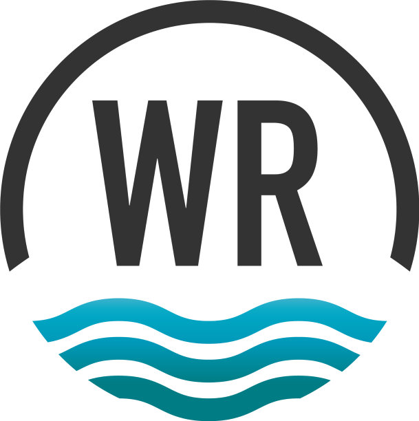 首字母wr创意圈沙滩和太阳图片下载