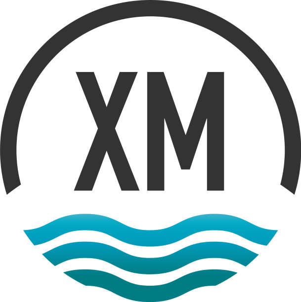 首字母xm创意圈沙滩和太阳图片下载