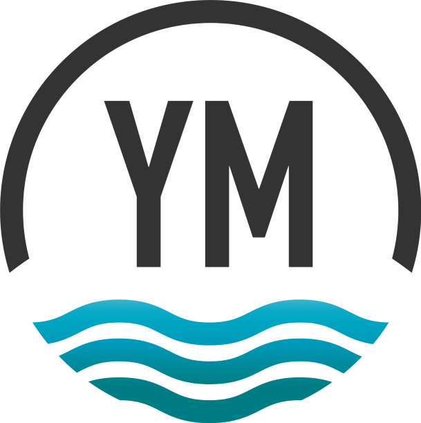 首字母ym创意圈沙滩和太阳图片下载