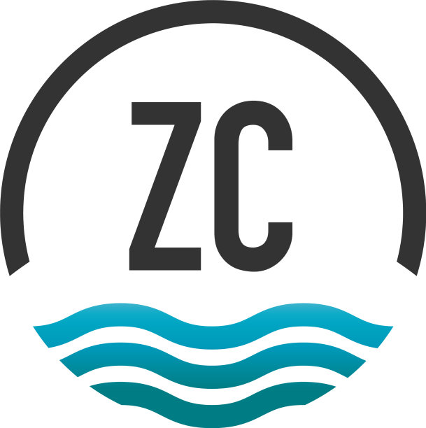 首字母zc创意圈沙滩和太阳图片下载