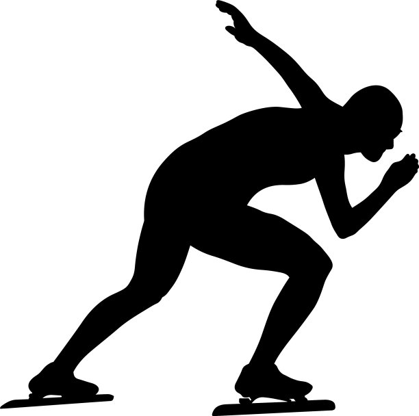 男子速滑运动员图片下载