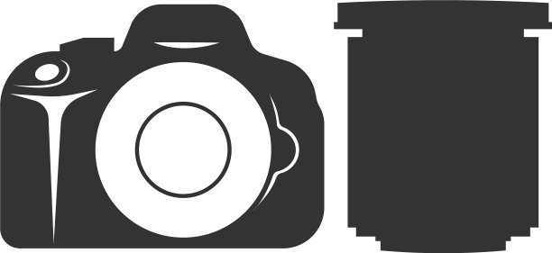 平面图标相机和镜头图片下载