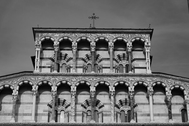 卢卡,托斯卡纳。圣马蒂诺大教堂图片下载