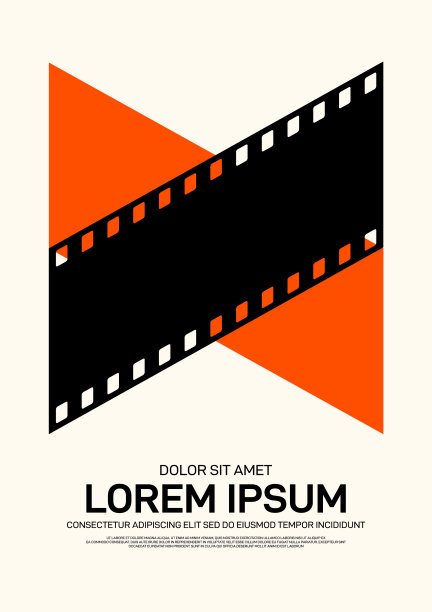 电影和电影海报设计的背景模板图片下载