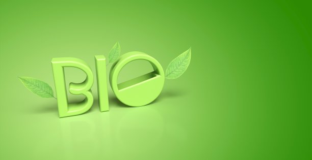 生物标题与购物车，在绿色背景图片下载