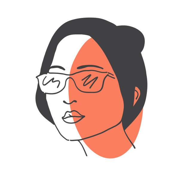 抽象艺术海报上的女人戴着墨镜图片下载