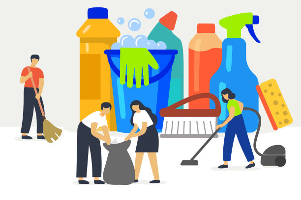 清洁服务概念单位图片下载