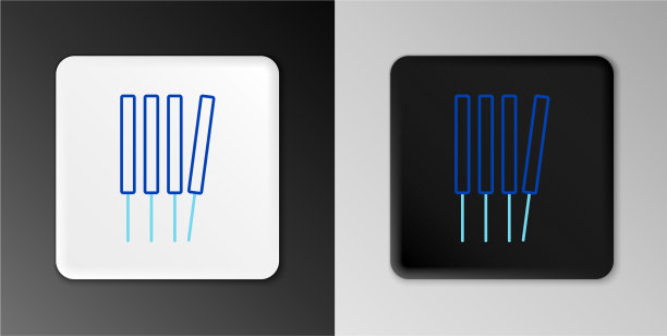 线状香气棍熏香香气孤立图片下载