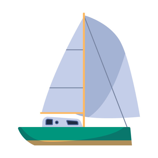 帆船图标卡通图标图片下载