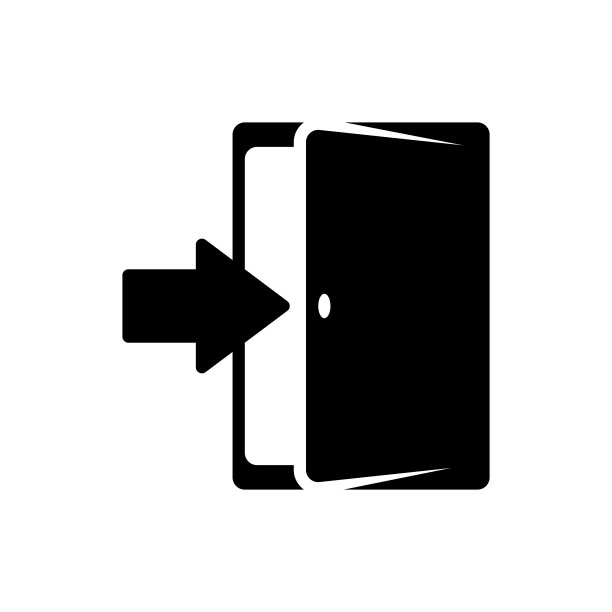 登录图标，签名在矢量插图图片下载