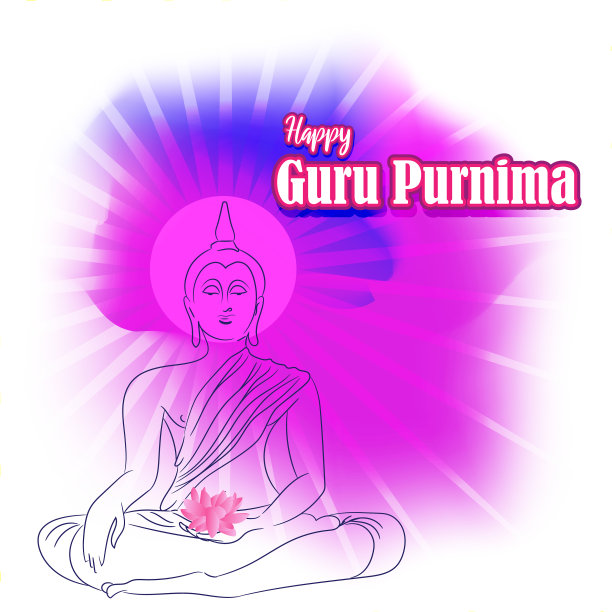 古鲁普尼玛概念横幅学生表达图片下载