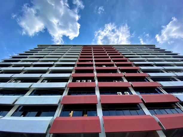新加坡——2021年7月9日:建筑立面图片下载