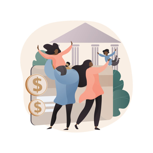 家属抽象概念矢量图。图片下载