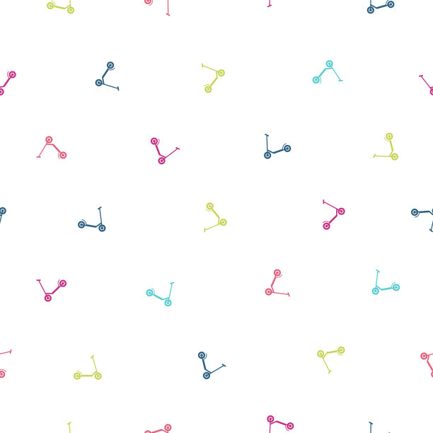 无缝矢量模式的摩托车图片下载