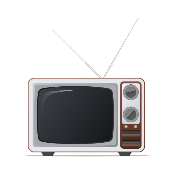 老式的空屏幕老式电视图片下载